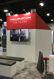 Halliburton booth